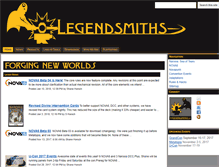 Tablet Screenshot of legendsmiths.com